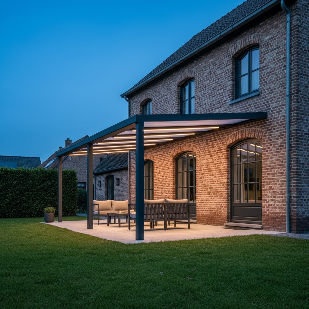 Pergola adossée terrasse